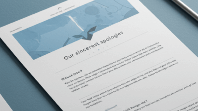 Apology Email Template to Customer Us