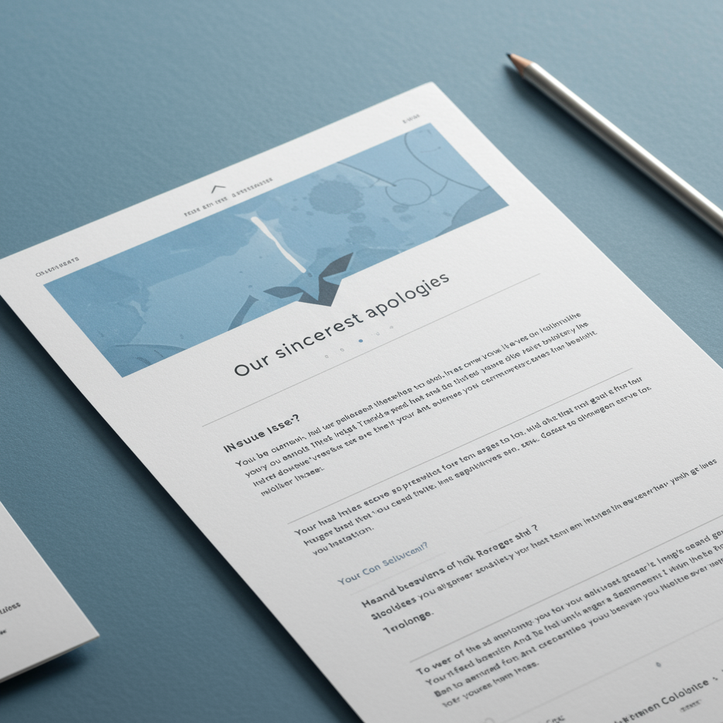 Apology Email Template to Customer Us