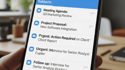 Best Subject Lines For Professional Emails Example