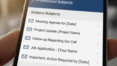 Best Subject Lines For Professional Emails
