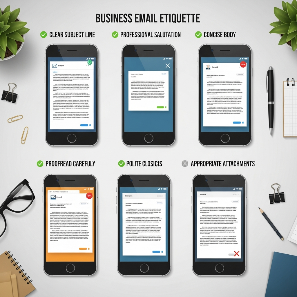 Business Email Etiquette Examples Example