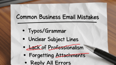 Common Business Email Mistakes