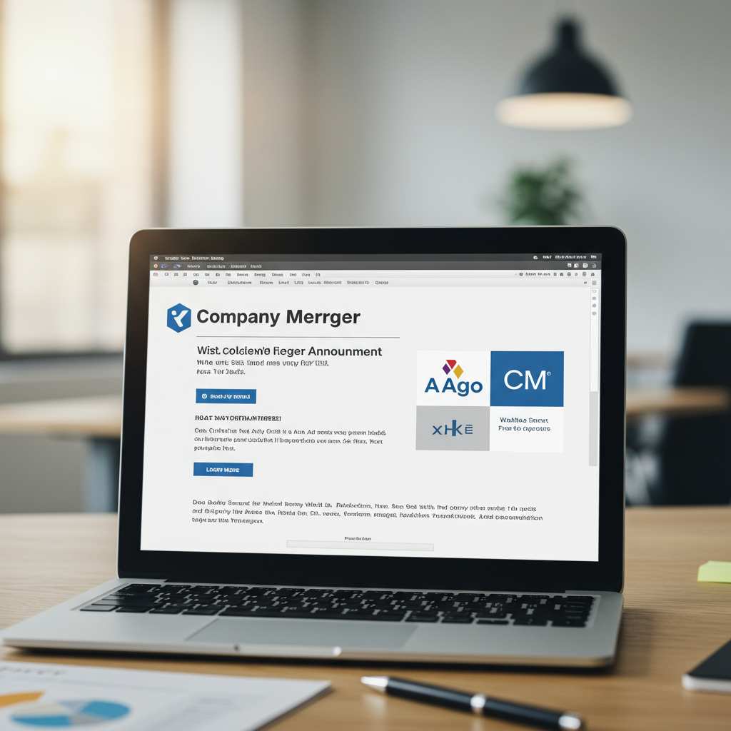 Company Merger Announcement Email
