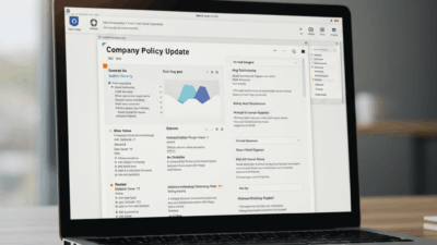 Company Policy Update Email Sample
