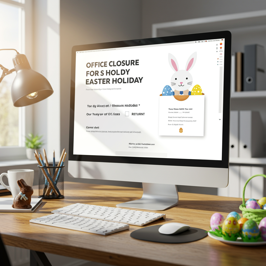 Easter Holiday Office Closure Email Sample