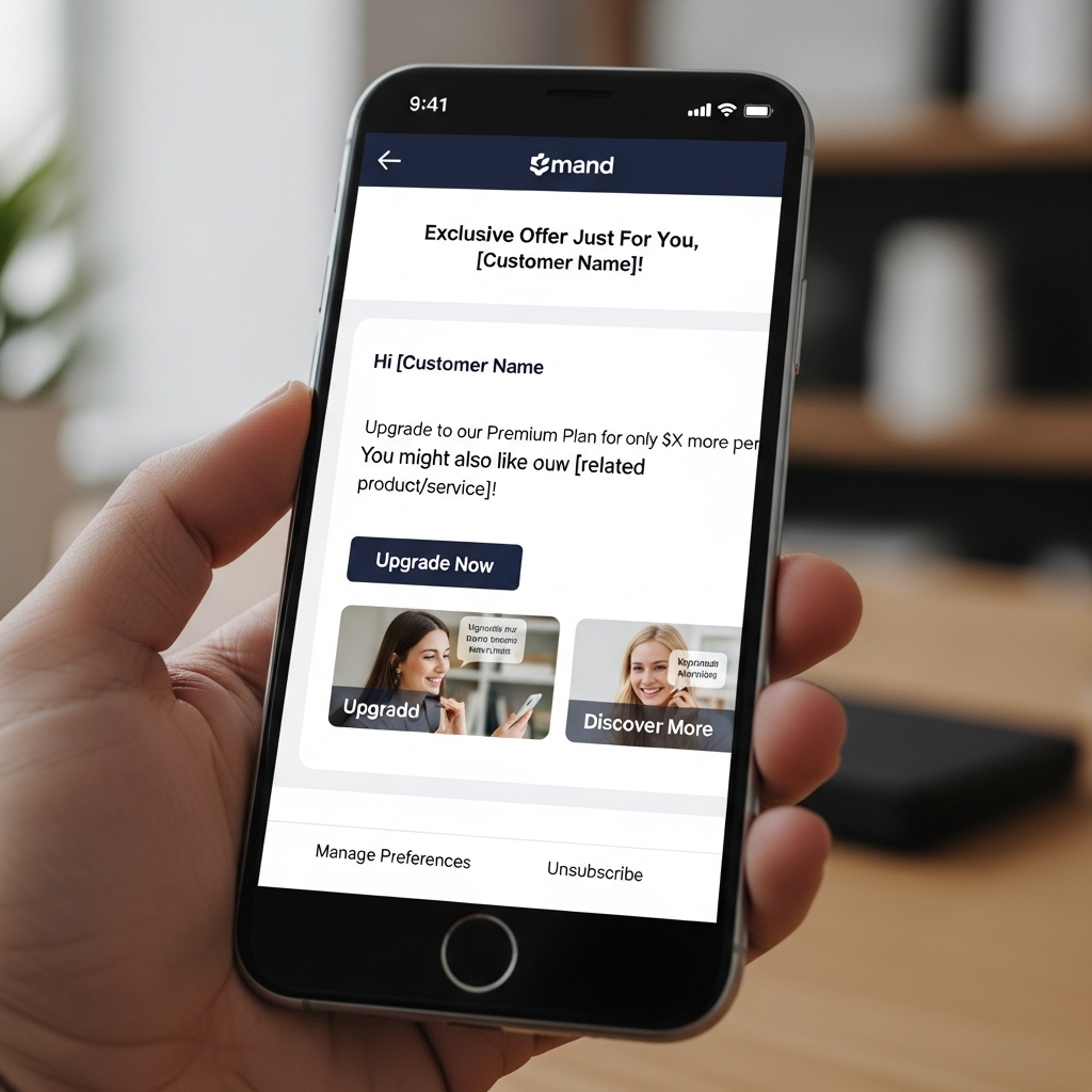 Email For Upselling To Existing Customer Example