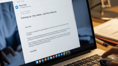 Follow-Up Email After Interview Example Example