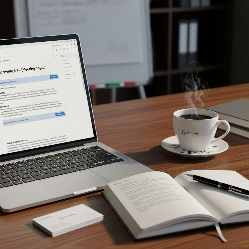 Follow-Up Email After Meeting Business Example