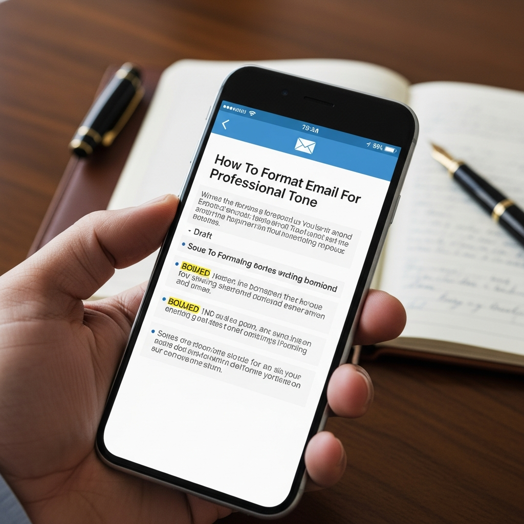 How To Format Email For Professional Tone
