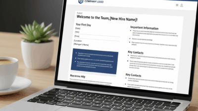 New Hire Onboarding Email Template Example