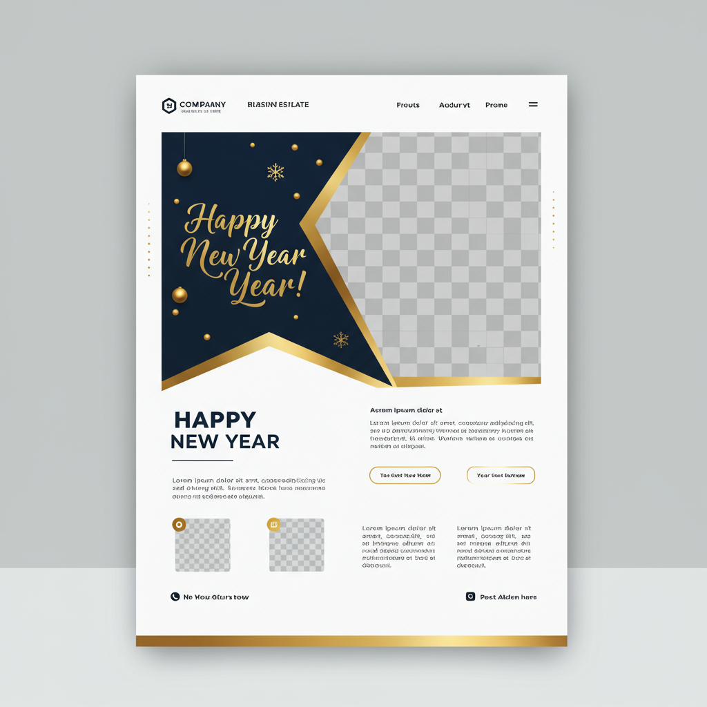 New Year Business Email Template