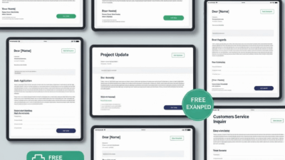 Professional Business Email Templates Free Example