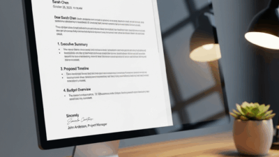 Professional Email Structure For Business Example