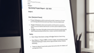 Professional Email Structure For Business Example Example
