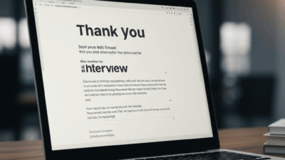 Professional Thank You Email After Interview