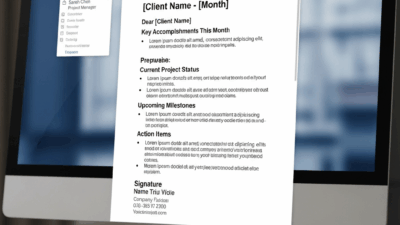 Sample Email Template For Client Communication Example