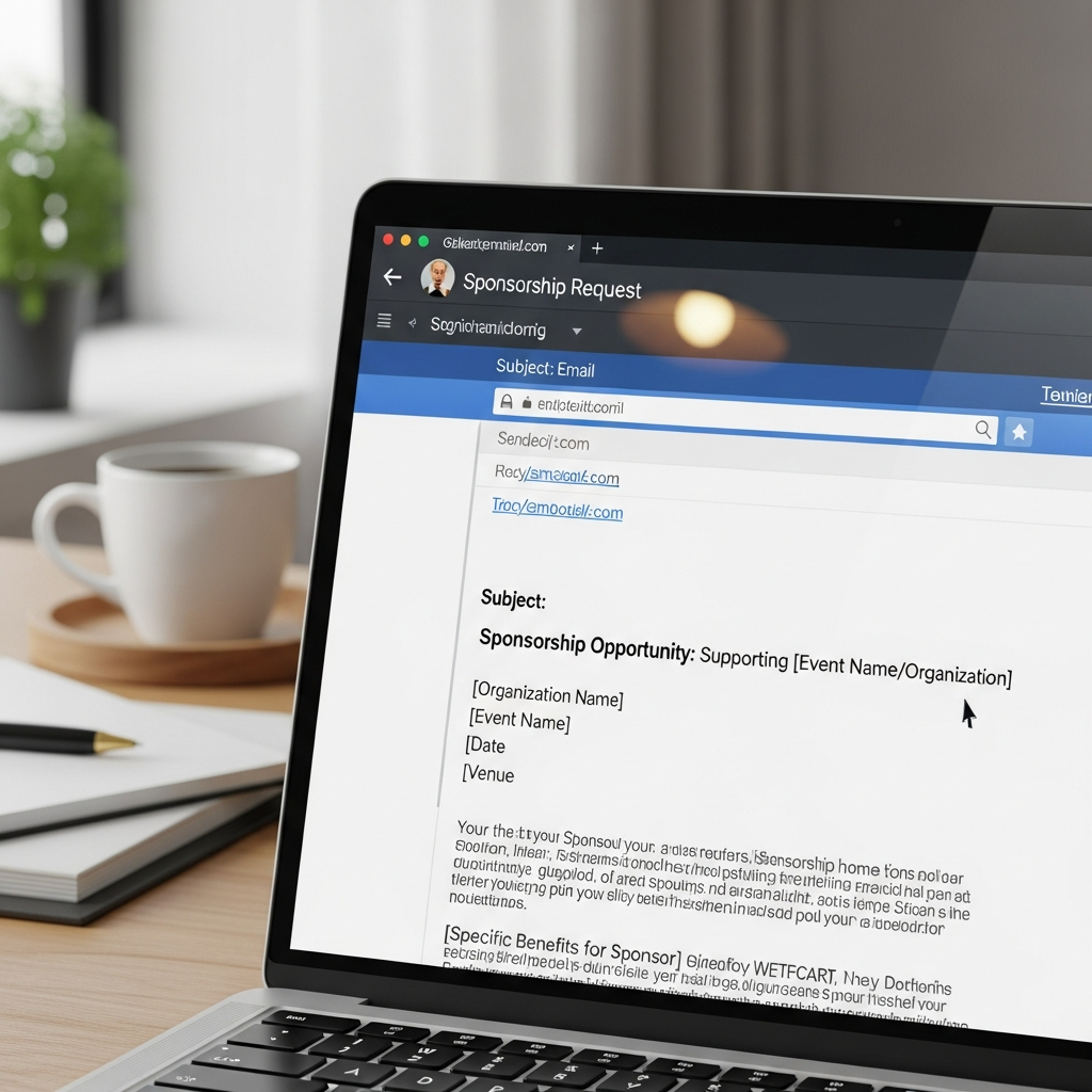 Sponsorship Request Email Sample Example