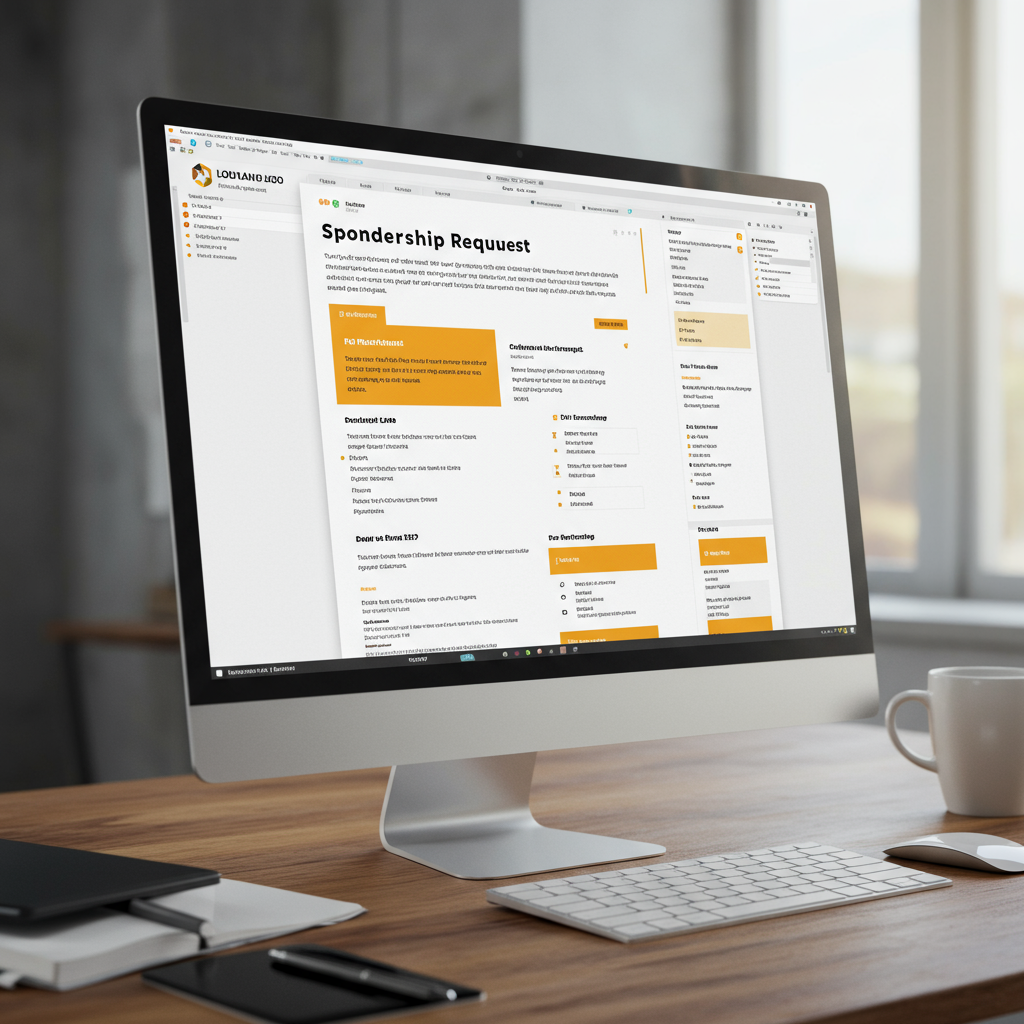 Sponsorship Request Email Sample