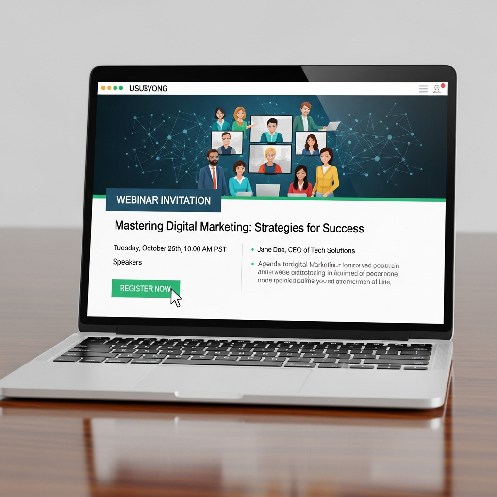 Webinar Invitation Email Template Example