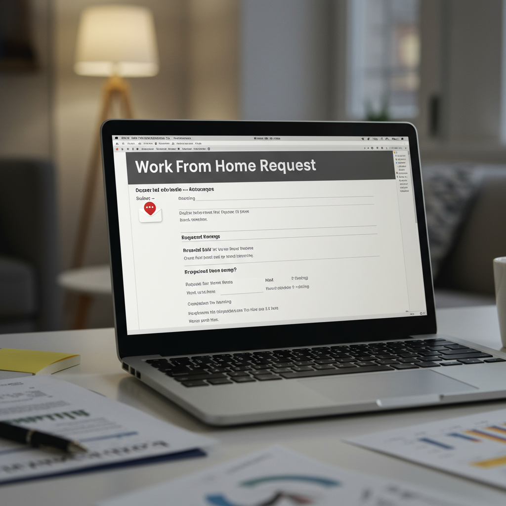 Work From Home Request Email Sample