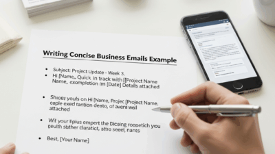 Writing Concise Business Emails Example