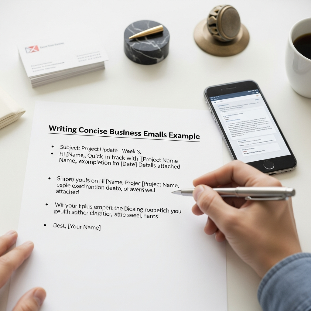 Writing Concise Business Emails Example